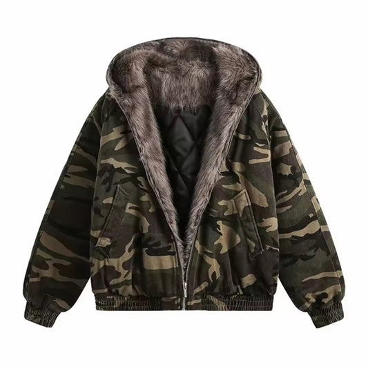 camouflage winter jacket